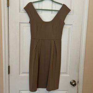 Beautiful tan knit dress from BR size 2